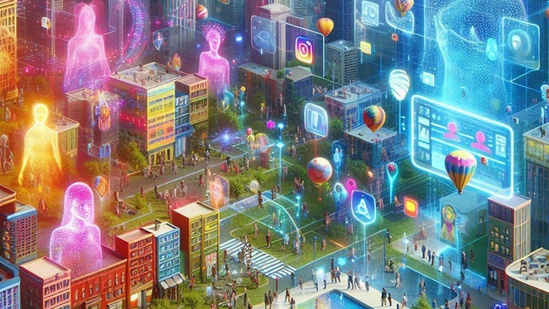 Avatar-Based Social Interaction in Expanding Metaverse Environments